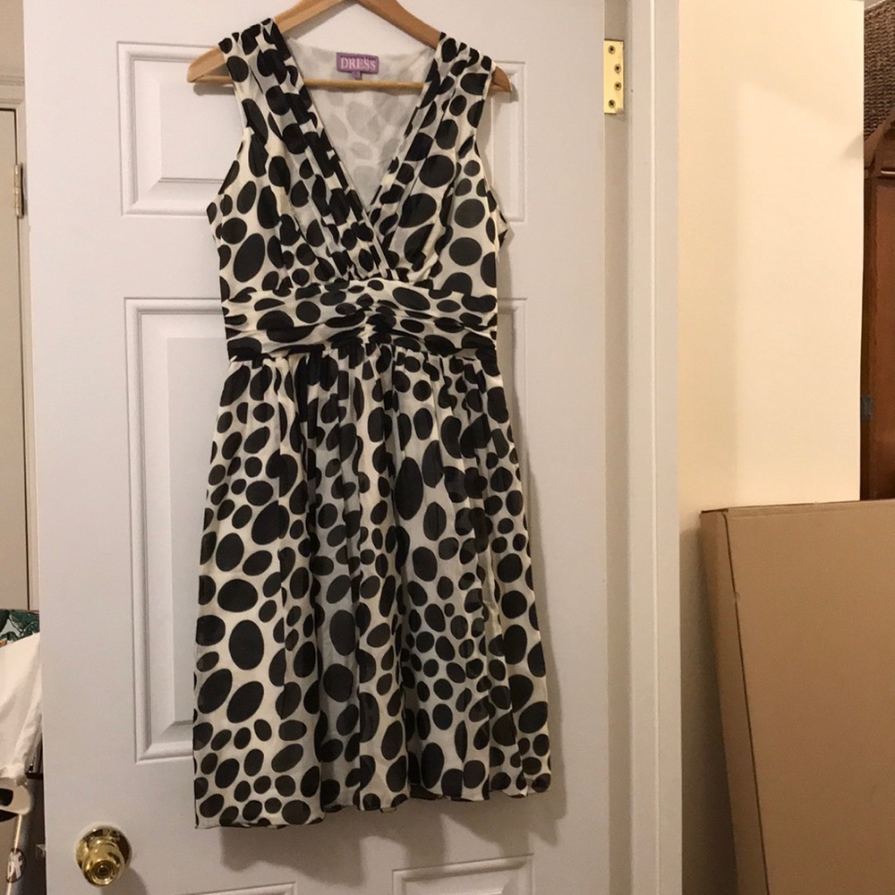 Vivienne Tam polka dot dress.  Size 8